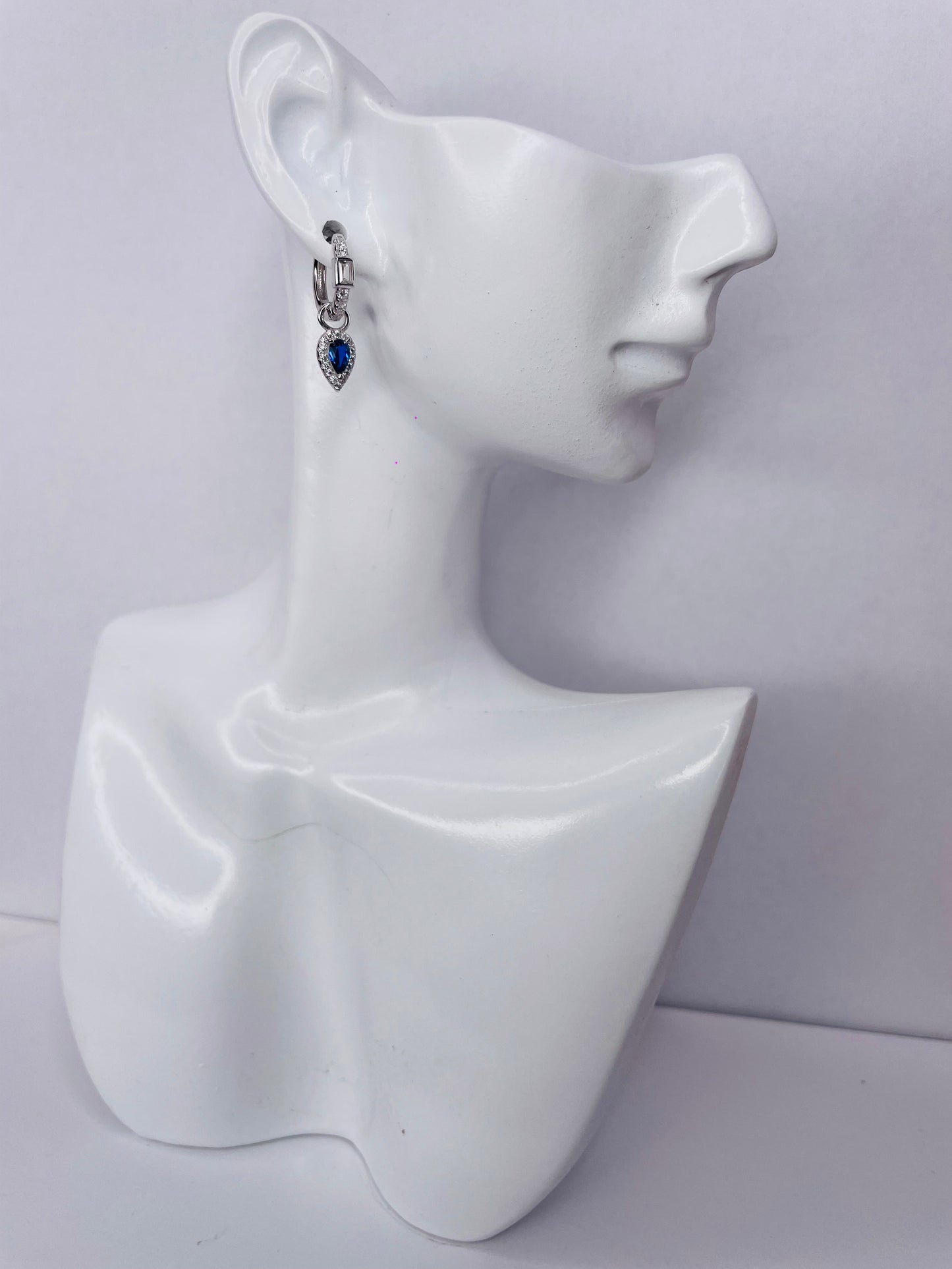 HOOP GOCCIA BLU