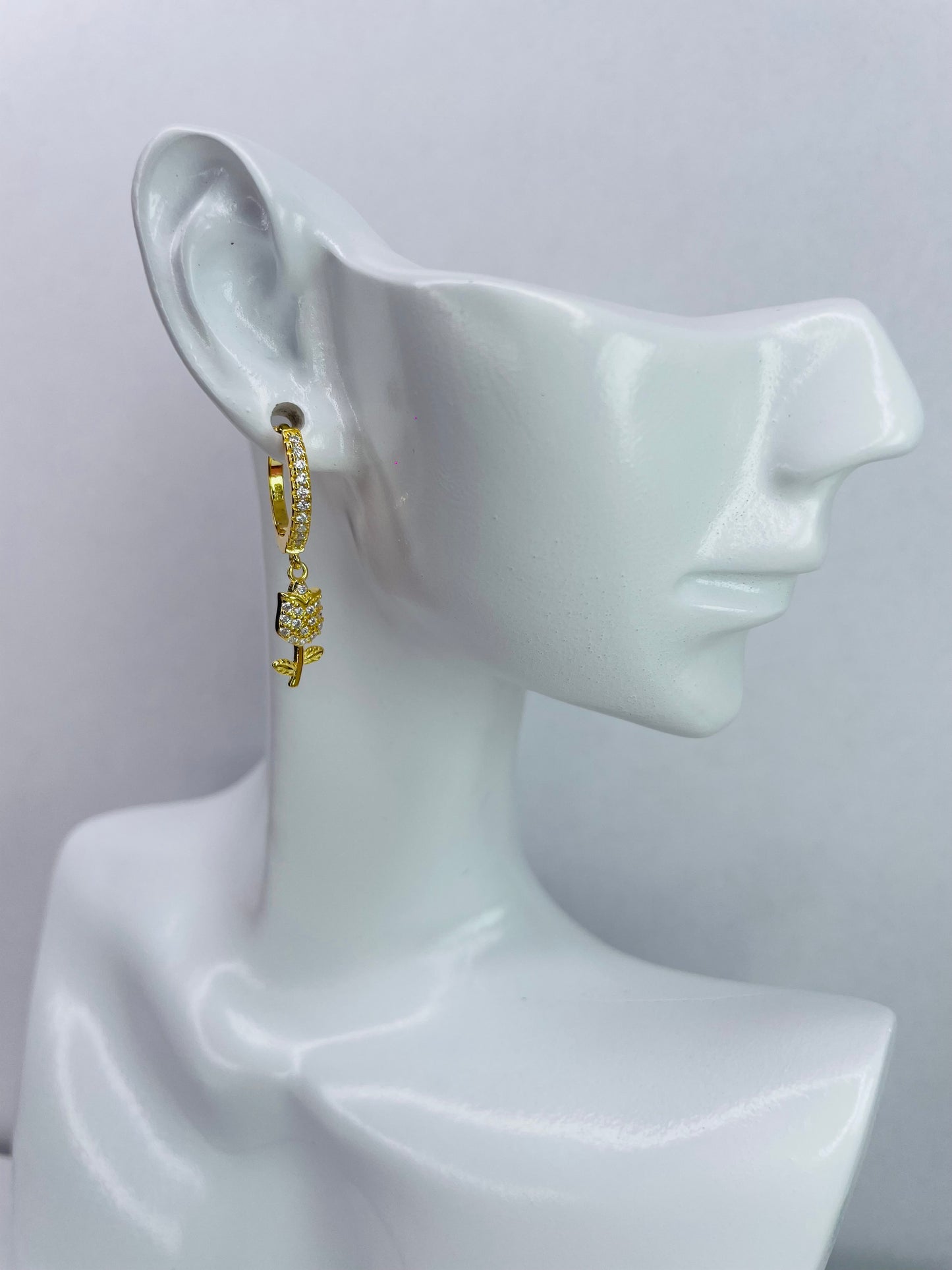 HOOP TULY BIANCO GOLD