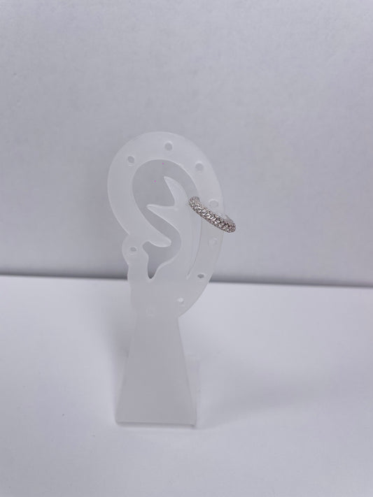 EARCUFF BIANCO SILVER